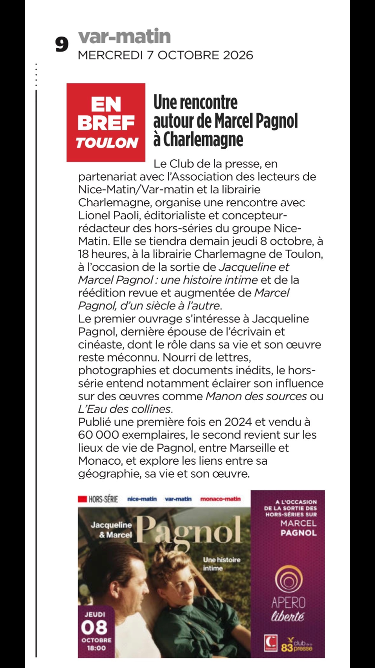 Var Matin, 07 octobre 2026
